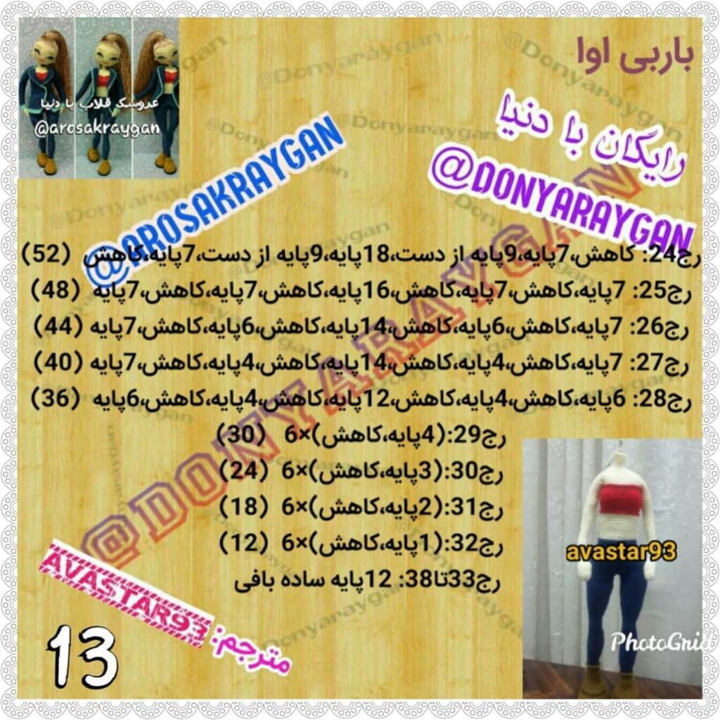 Barbie Ava Crochet Pattern: Complete Guide for Doll with Ponytail, Jacket and Boots