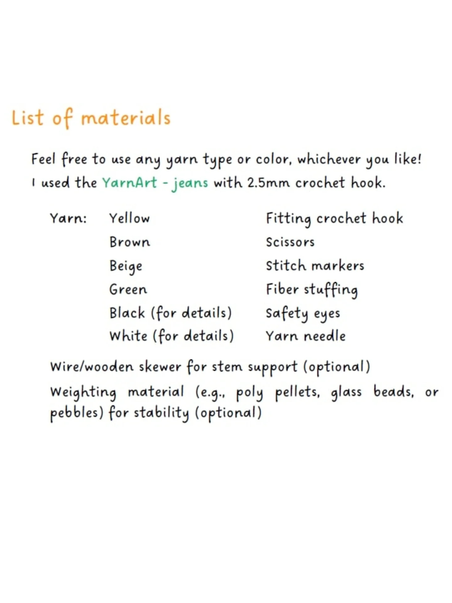 Beginner Friendly Crochet Sunflower Pattern Tester Call