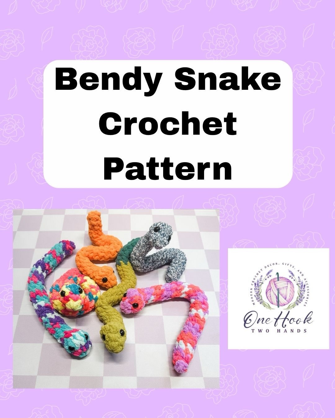 Bendy Snake Crochet Pattern: Free Amigurumi Toy Instructions with Materials and Step-by-Step Guide