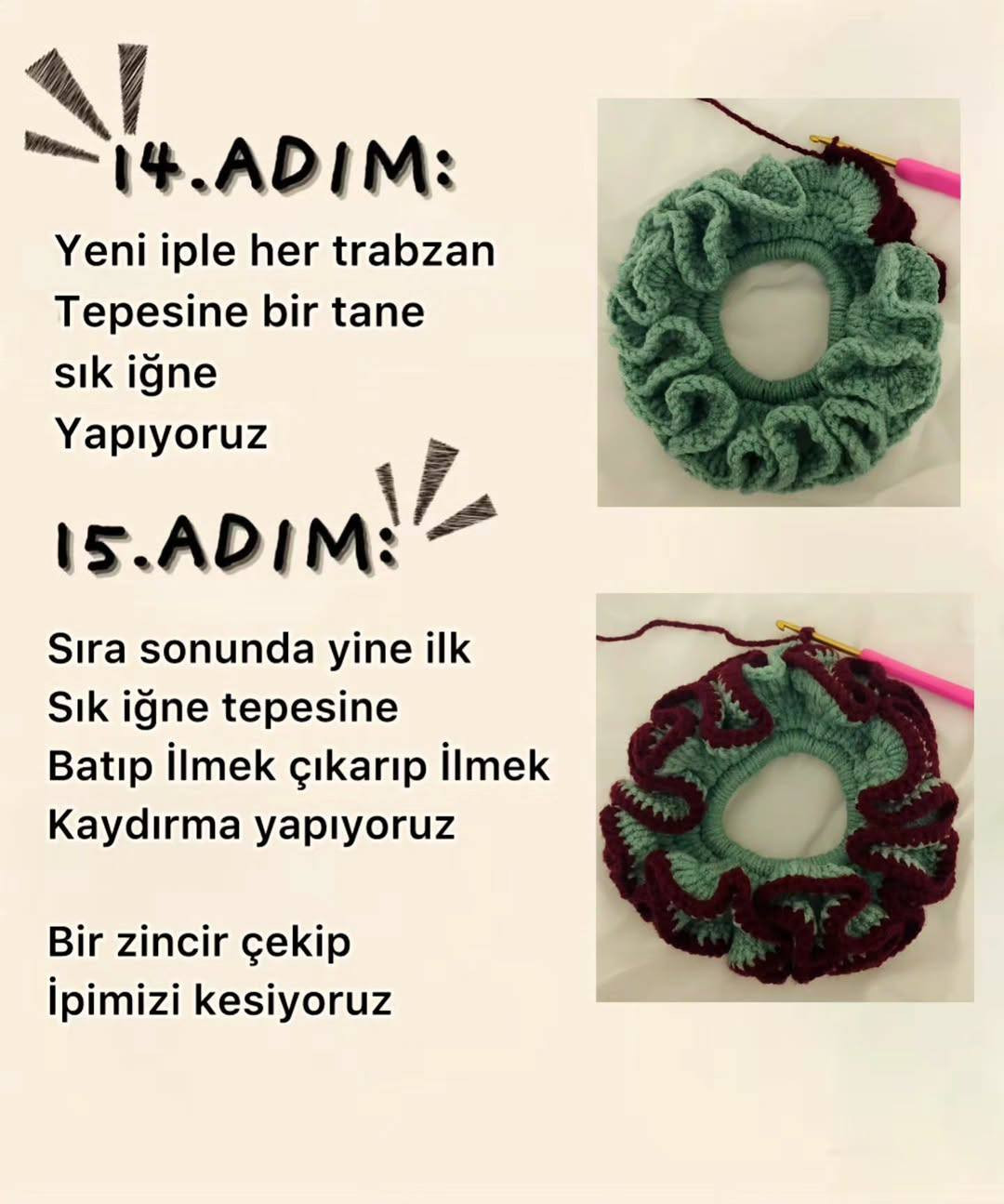 Binlerce Beğeni Alan Lastik Tokanın Yapımı: Yeşil ve Kırmızı Mavi Desenli