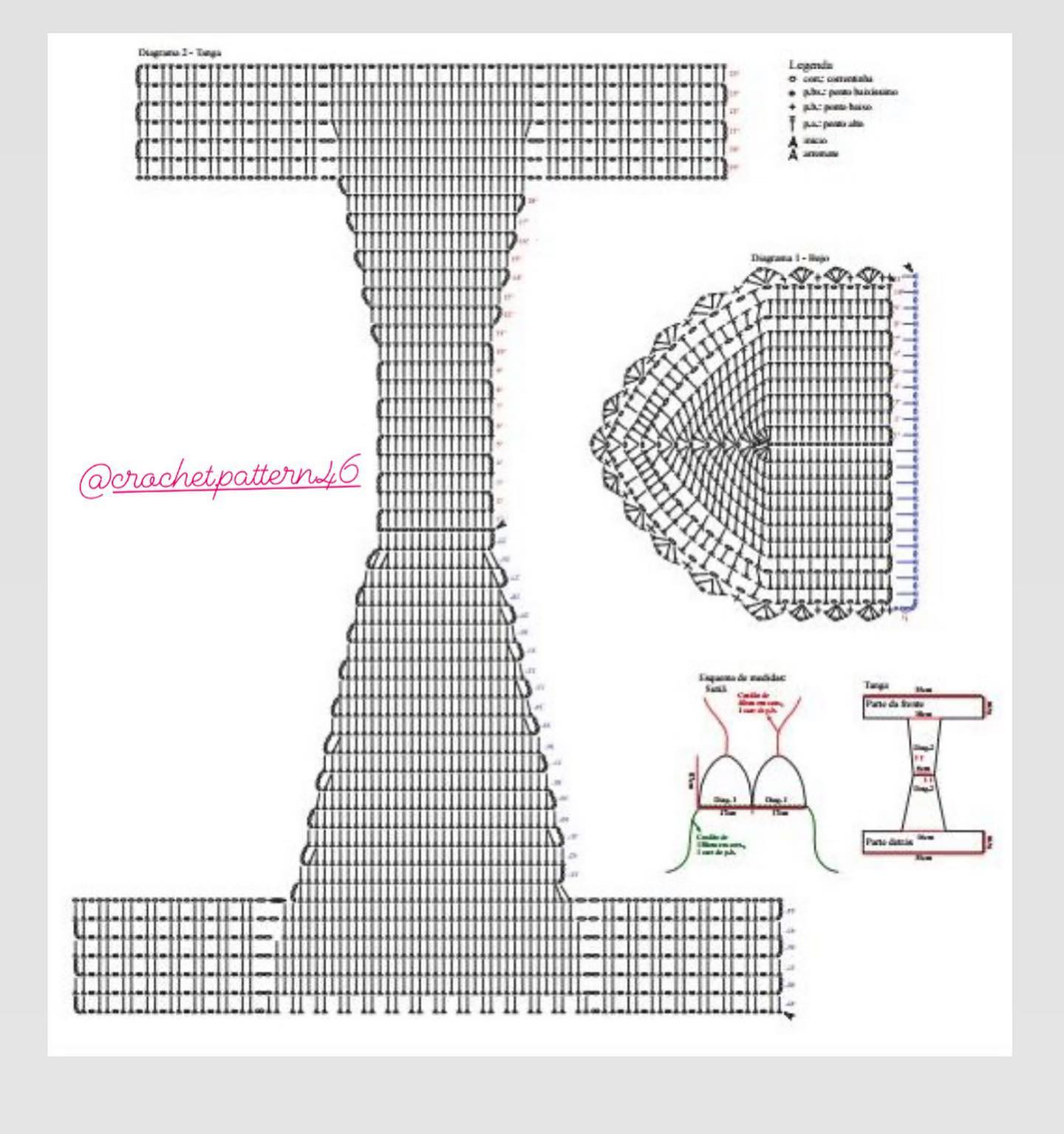 Bộ sưu tập các bảng chart móc len đa dạng ngôn ngữ cho khăn, áo và mũ