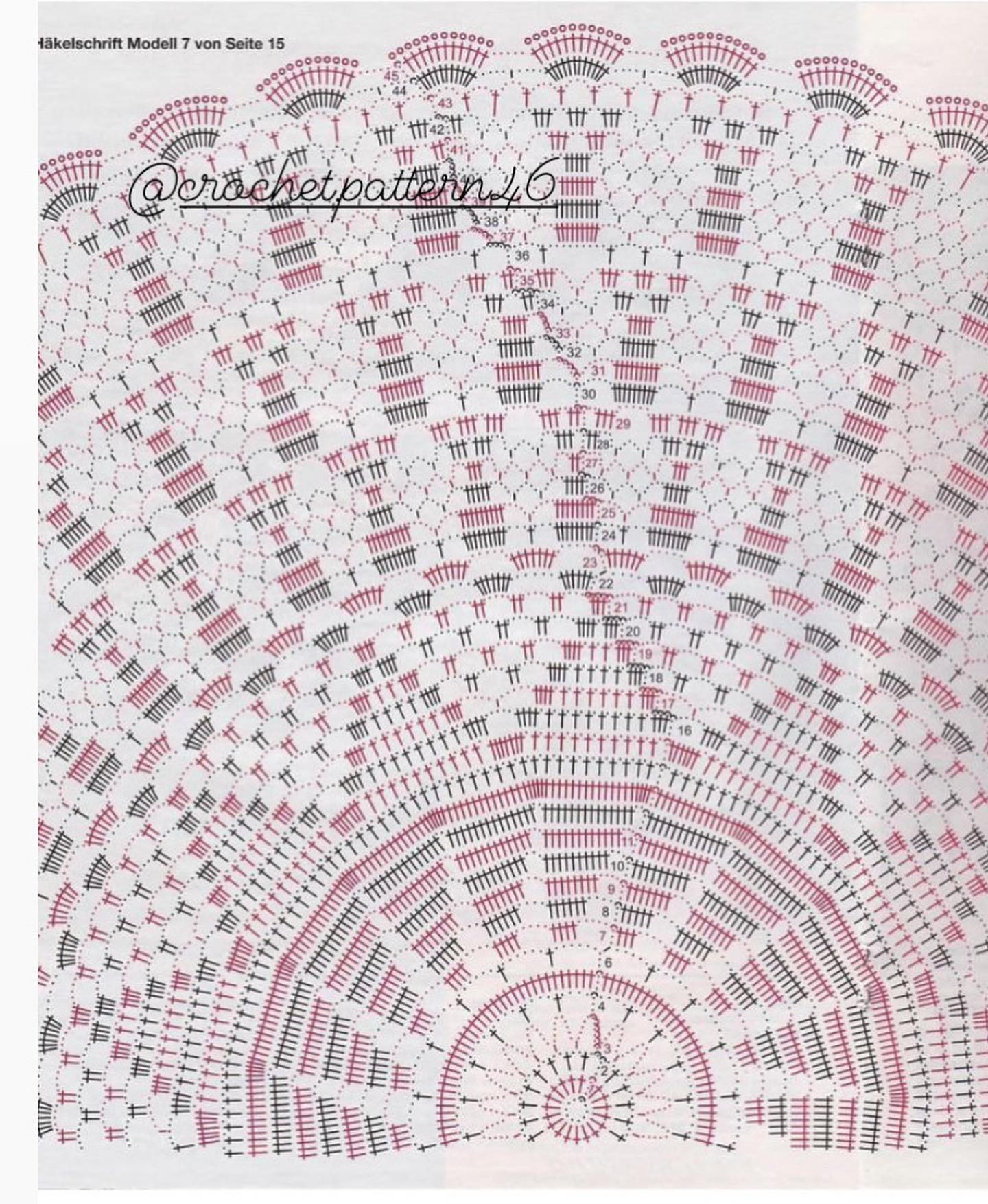 Bộ sưu tập các bảng hướng dẫn móc len (crochet flat charts) đa dạng hoa văn, màu sắc và thiết kế