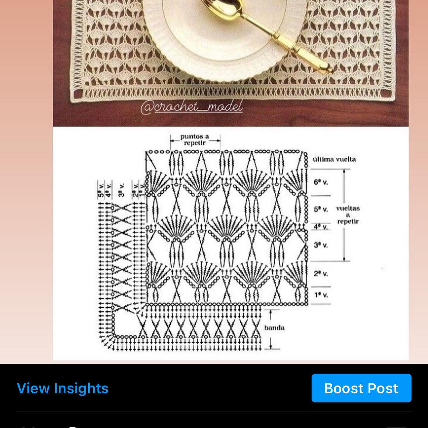 Bộ sưu tập các mẫu chart móc len đa dạng: khăn trải bàn hình tim, đĩa tròn và tấm lót bàn ăn