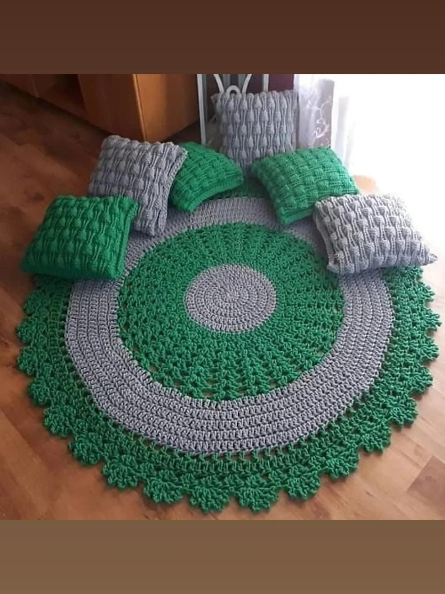 Bolsa de Crochê com Gráfico e Receita em Português