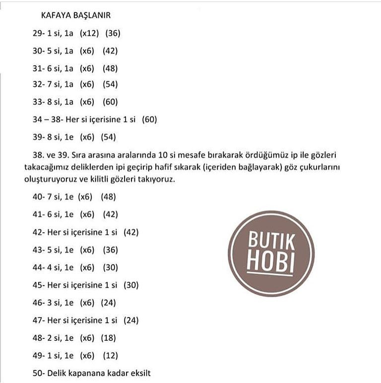 Butik Hobi Ayıcık Bombo Tarifi: Gấu bông mặc quần yếm hồng móc len