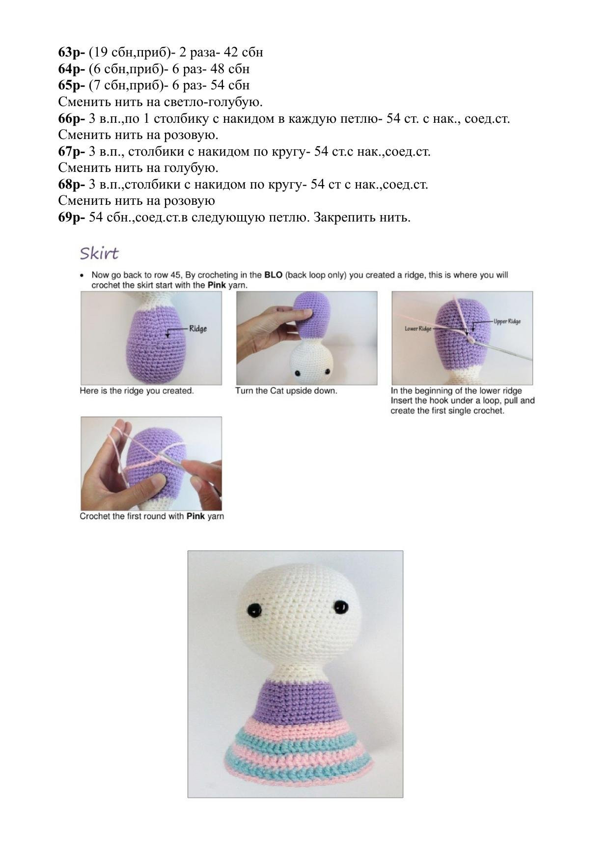 Cat Girl Amigurumi Crochet Pattern by Annattillea - Free PDF Tutorial