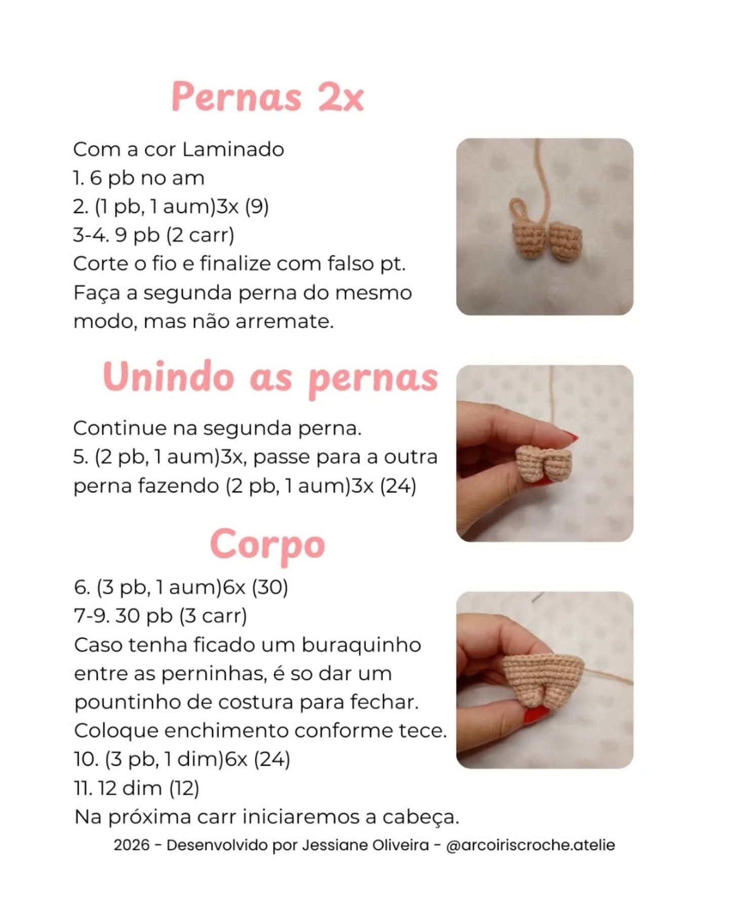 Coelhinho Confeiteiro - Receita Gratuita de Amigurumi Boinha Chefe