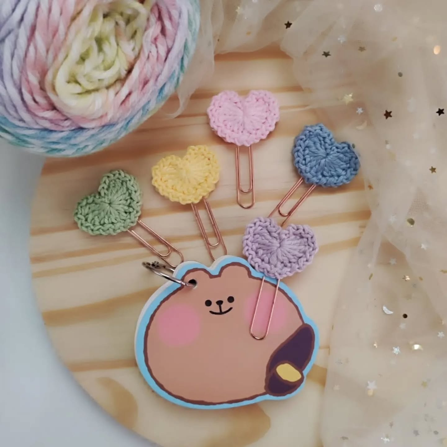 Coração clipe de papel - Receita grátis