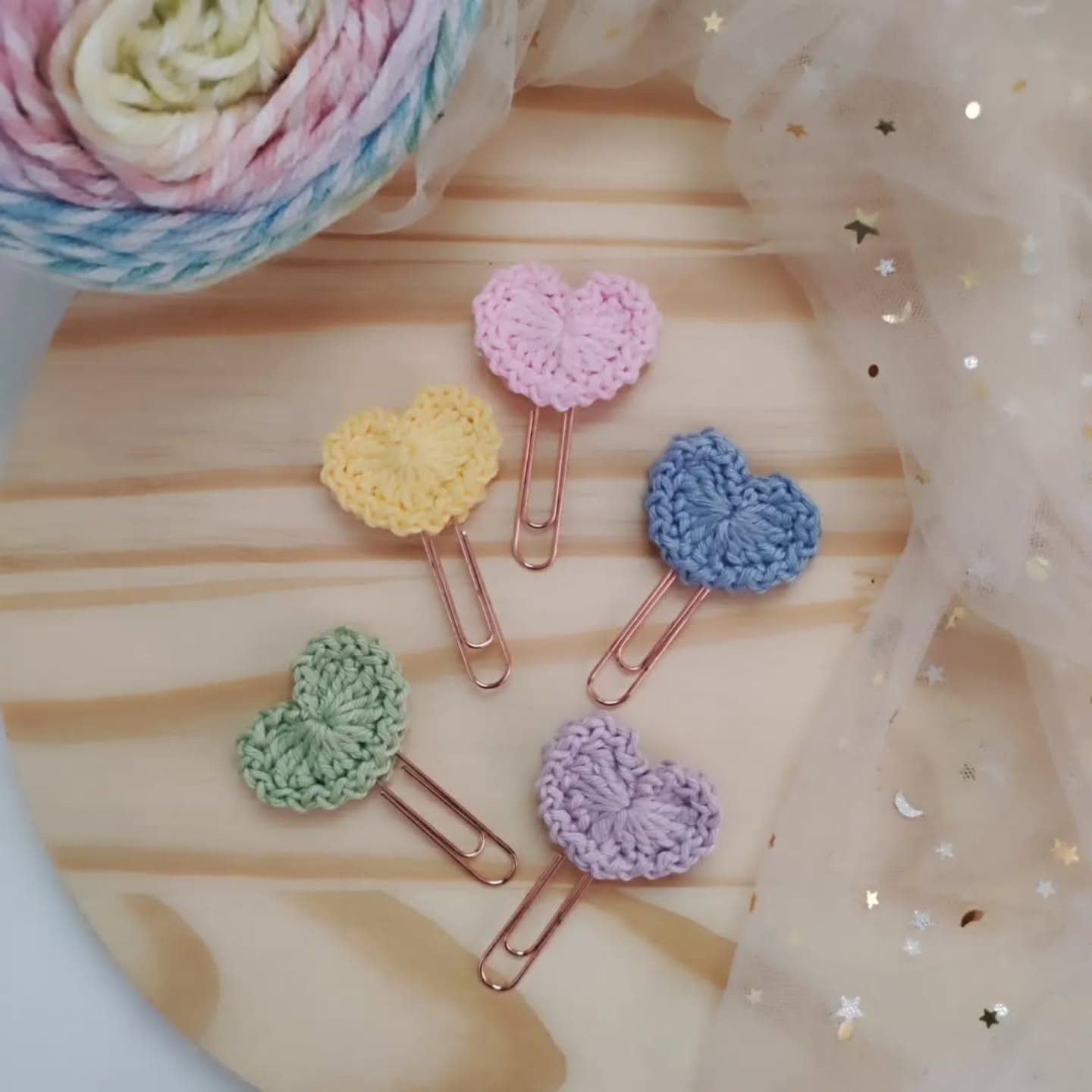 Coração clipe de papel - Receita grátis