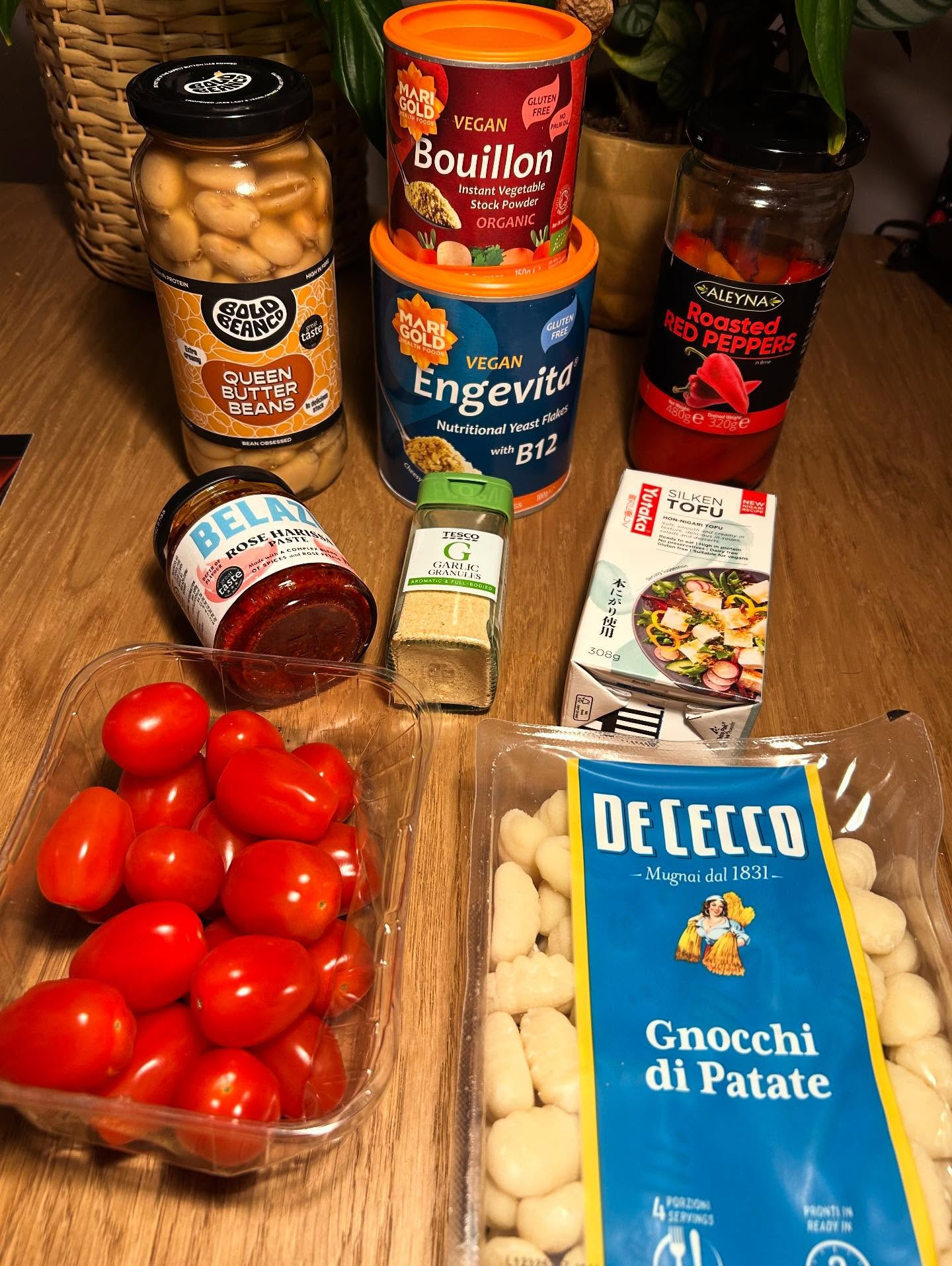 Creamy Harissa Butter Beans & Gnocchi One-Pan Vegan Meal
