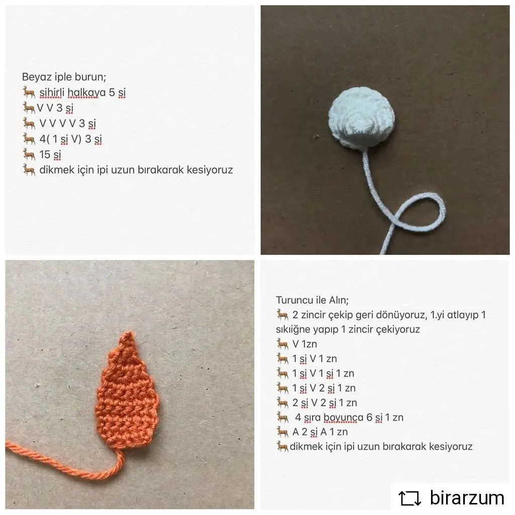 Crochet Deer Pattern: Brown and White Amigurumi Fawn with Detailed Instructions