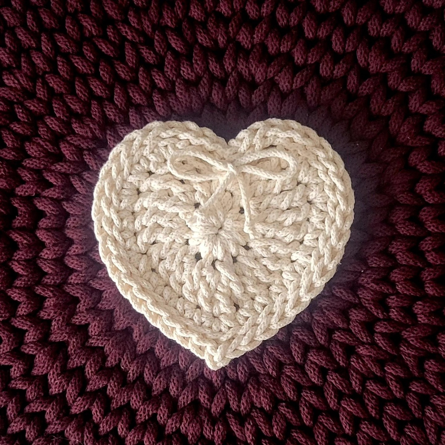Crochet Heart Pattern Chart with German Instructions by Handmade by Heli