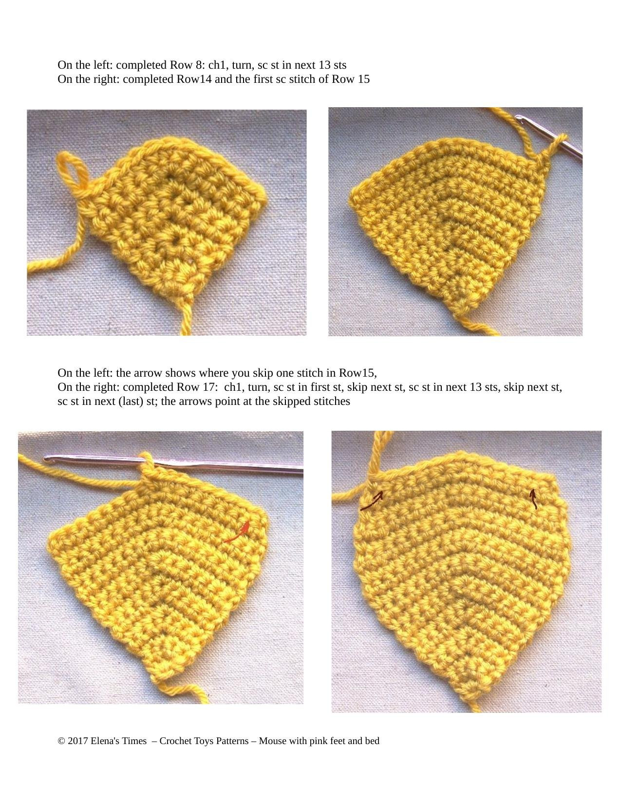 Crochet Pattern – Small Mouse with Leafy Bed and Blanket