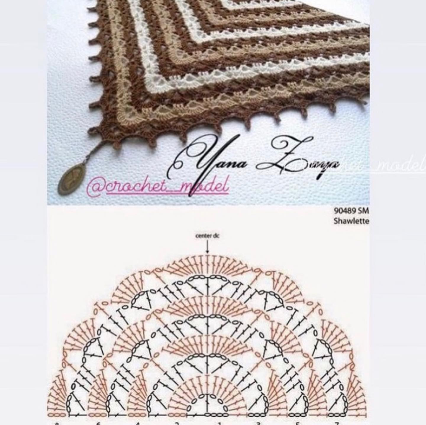 Crochet Shawl and Scarf Patterns: Detailed Charts for Lace, Fan Stitch, and Gradient Triangle Designs