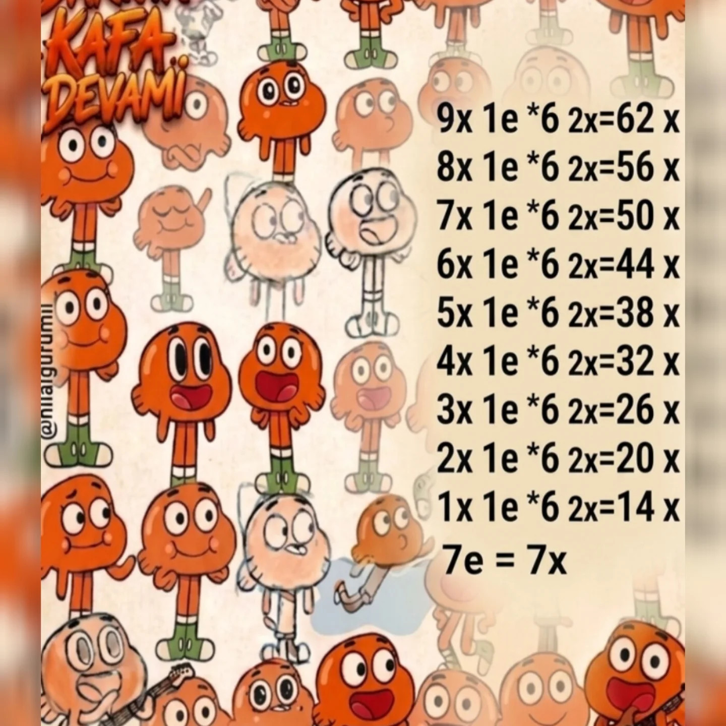 Darwin amigurumi crochet pattern with Turkish instructions and materials list