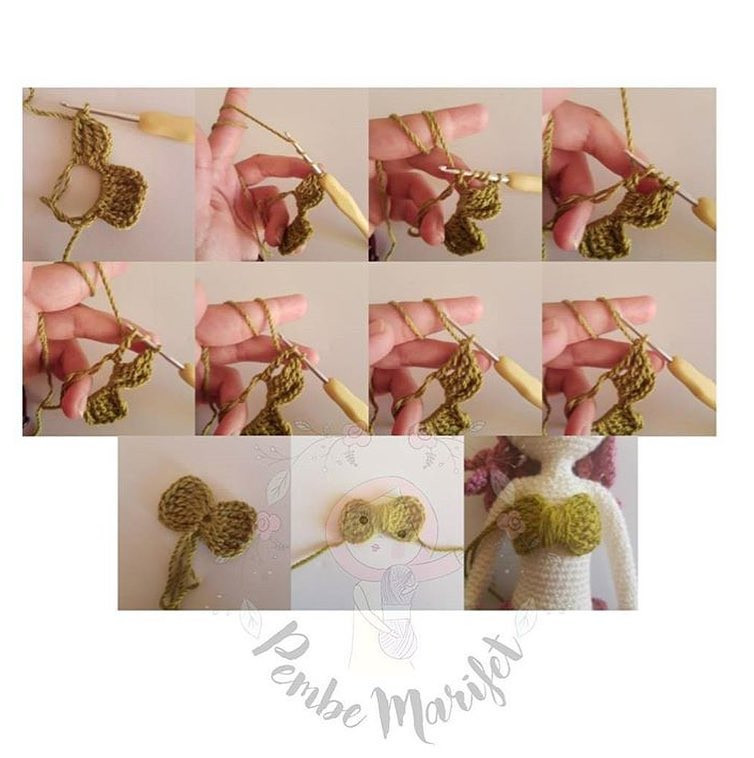 Deniz Kızı Arsous Amigurumi Oyuncak Tarifi - Pembe Marifet