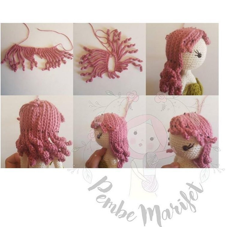 Deniz Kızı Arsous Amigurumi Oyuncak Tarifi - Pembe Marifet