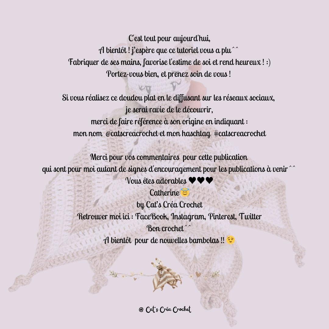 Doudou girafe au crochet - Tutoriel gratuit