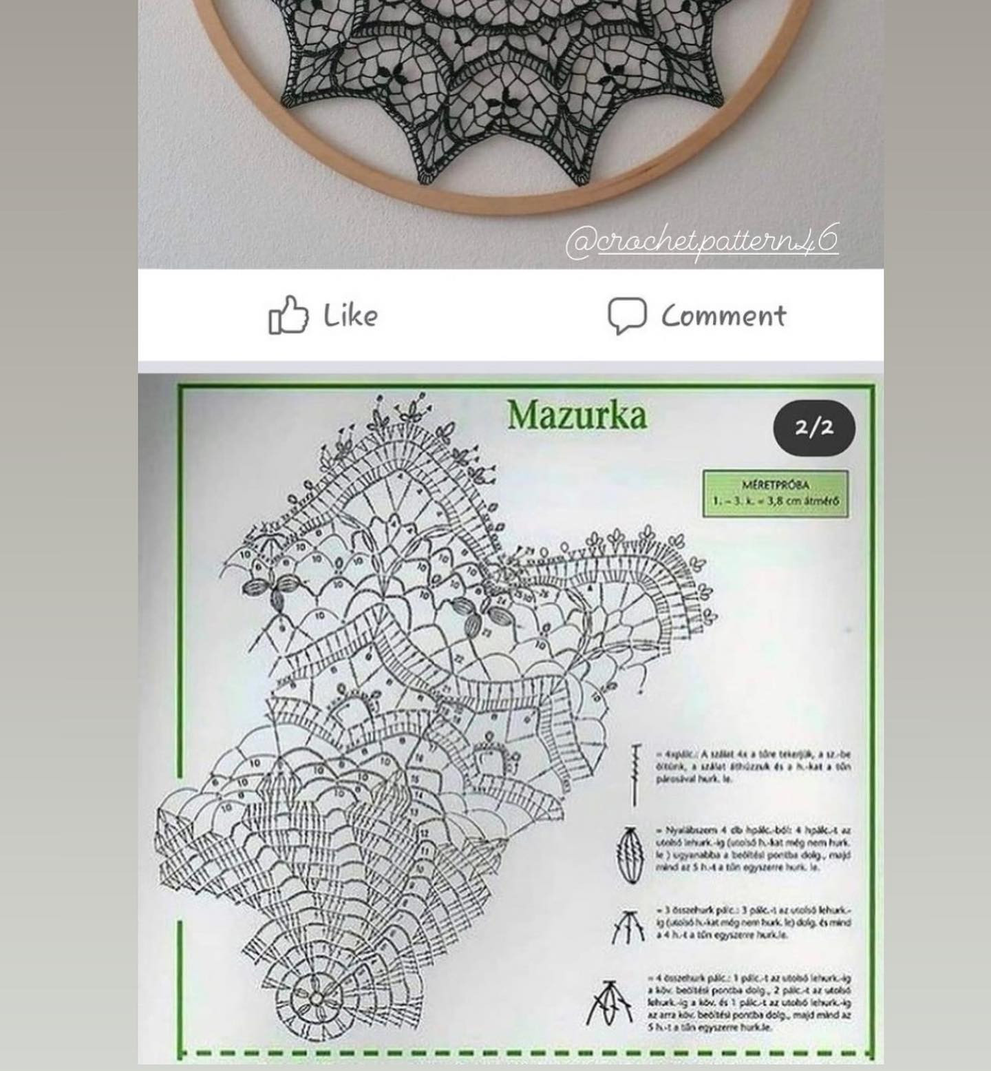 Dreamcatcher Crochet Pattern Chart: Intricate Lace Design with Tassels and Floral Motifs