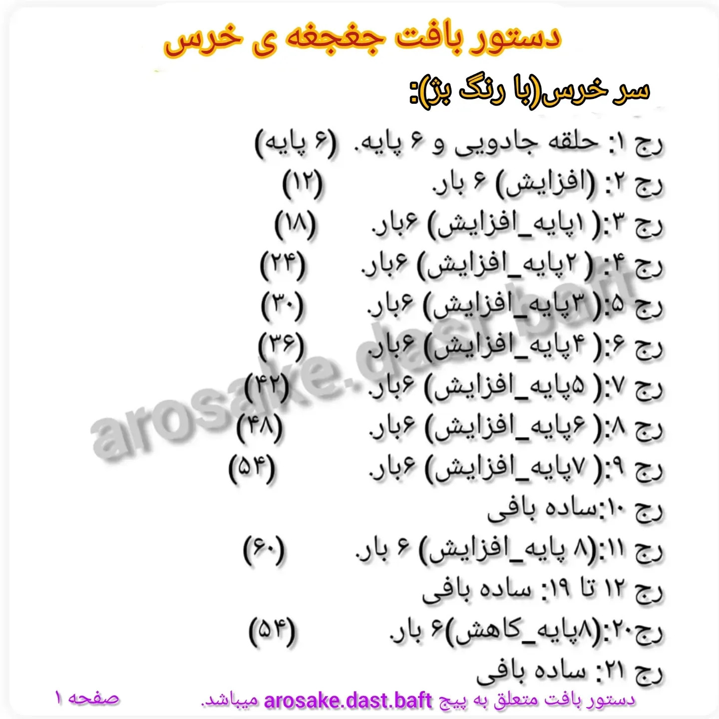 دستور بافت جغجغه خرس بچه: راهنمای کامل ساخت اسباب بازی گấu teddy