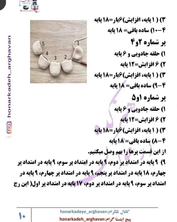 دستور بافت خانوم مرغه از خانواده خوشبخت، آموزش گام به گام بافت عروسک مرغ و خروس و جوجه