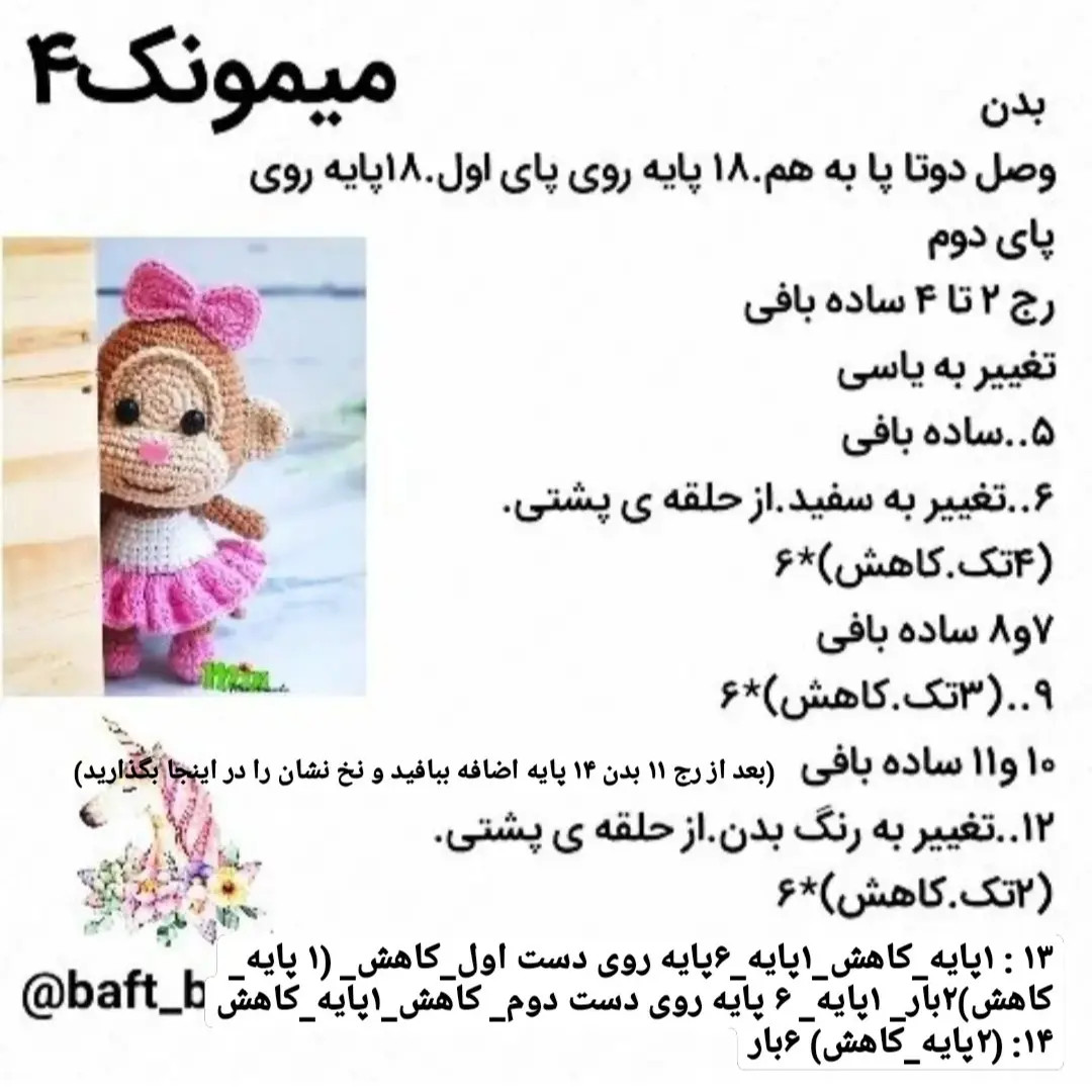دستور بافت میمونک (میمون) - مجموعه دوم حیوانات