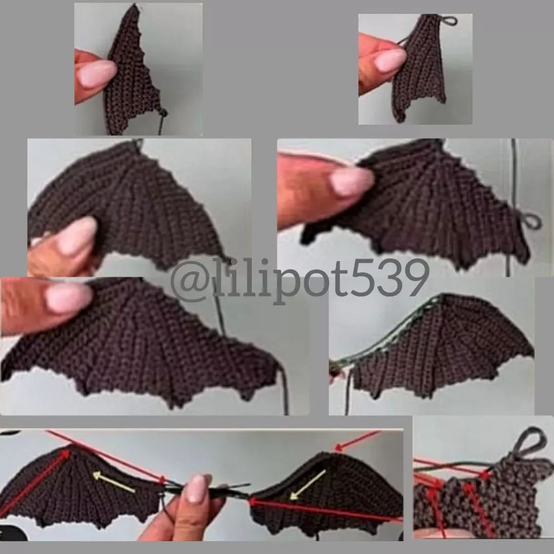 دستور بافت رایگان اژدهای چشم شب (Toothless) - آموزش کامل عروسک بافی