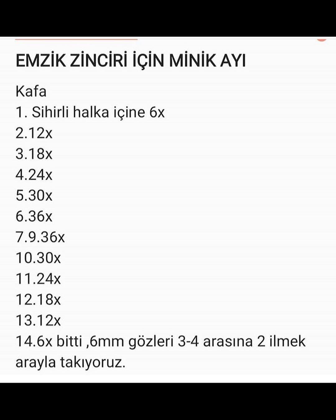 Emzik Zinciri İçin Minik Ayı - Amigurumi Gấu Móc Len Cho Vòng Rung