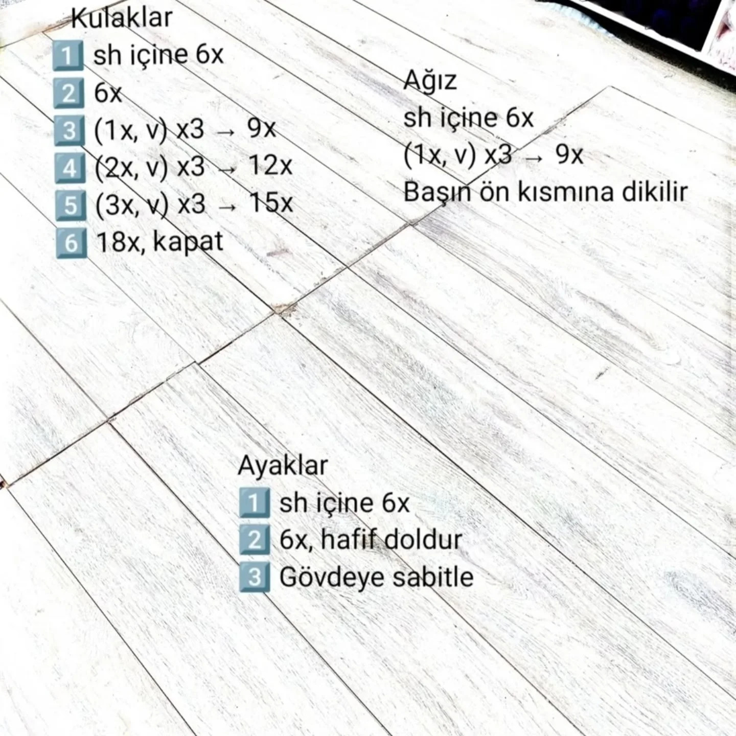 Eşek Charm Tarifi: Hızlı Örgü Deseni ve Adım Adım Şemalar