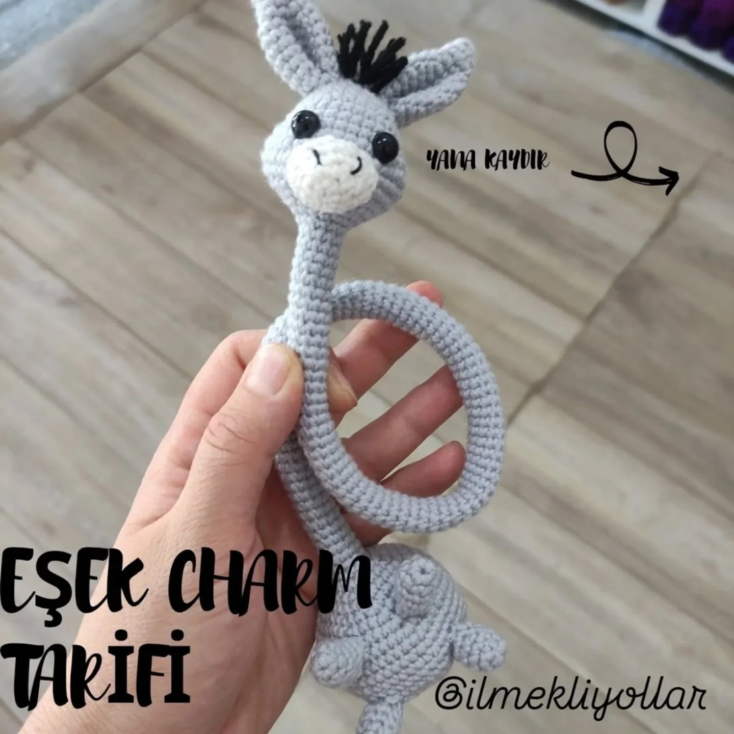 Eşek Charm Tarifi: Hızlı Örgü Deseni ve Adım Adım Şemalar