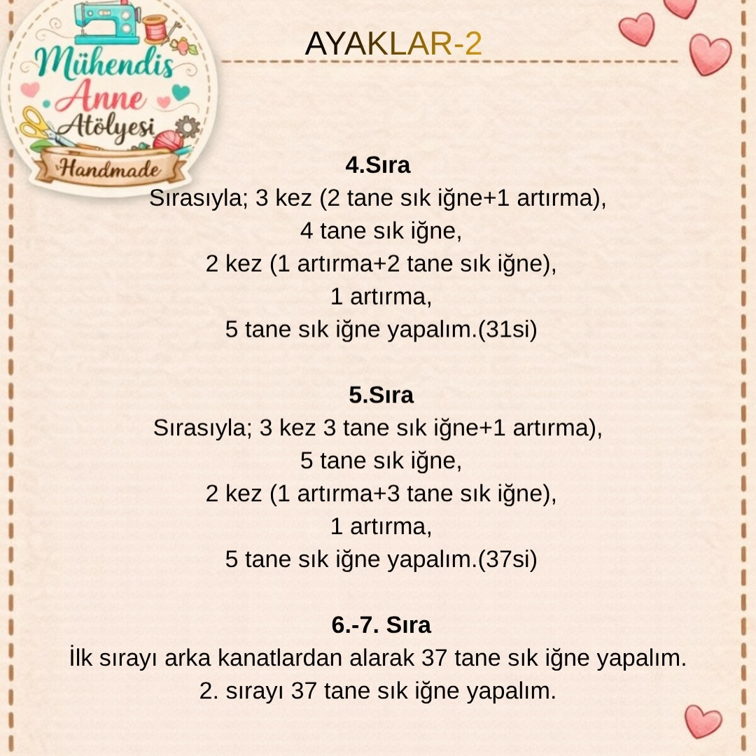 Felicia Amigurumi Tarifi - Kafası ve Burun Yapım Adımları