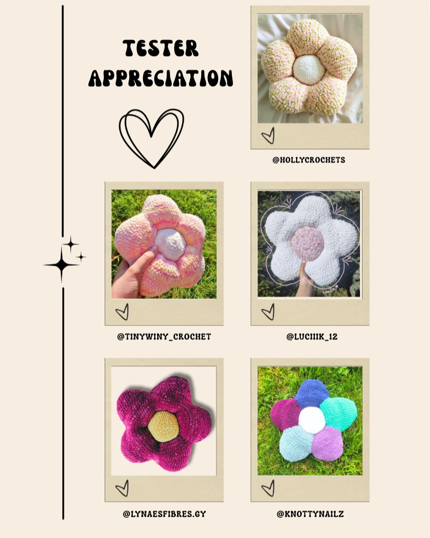 Flower Pillow Crochet Pattern: Free Beginner-Friendly Tutorial with Plush Yarn