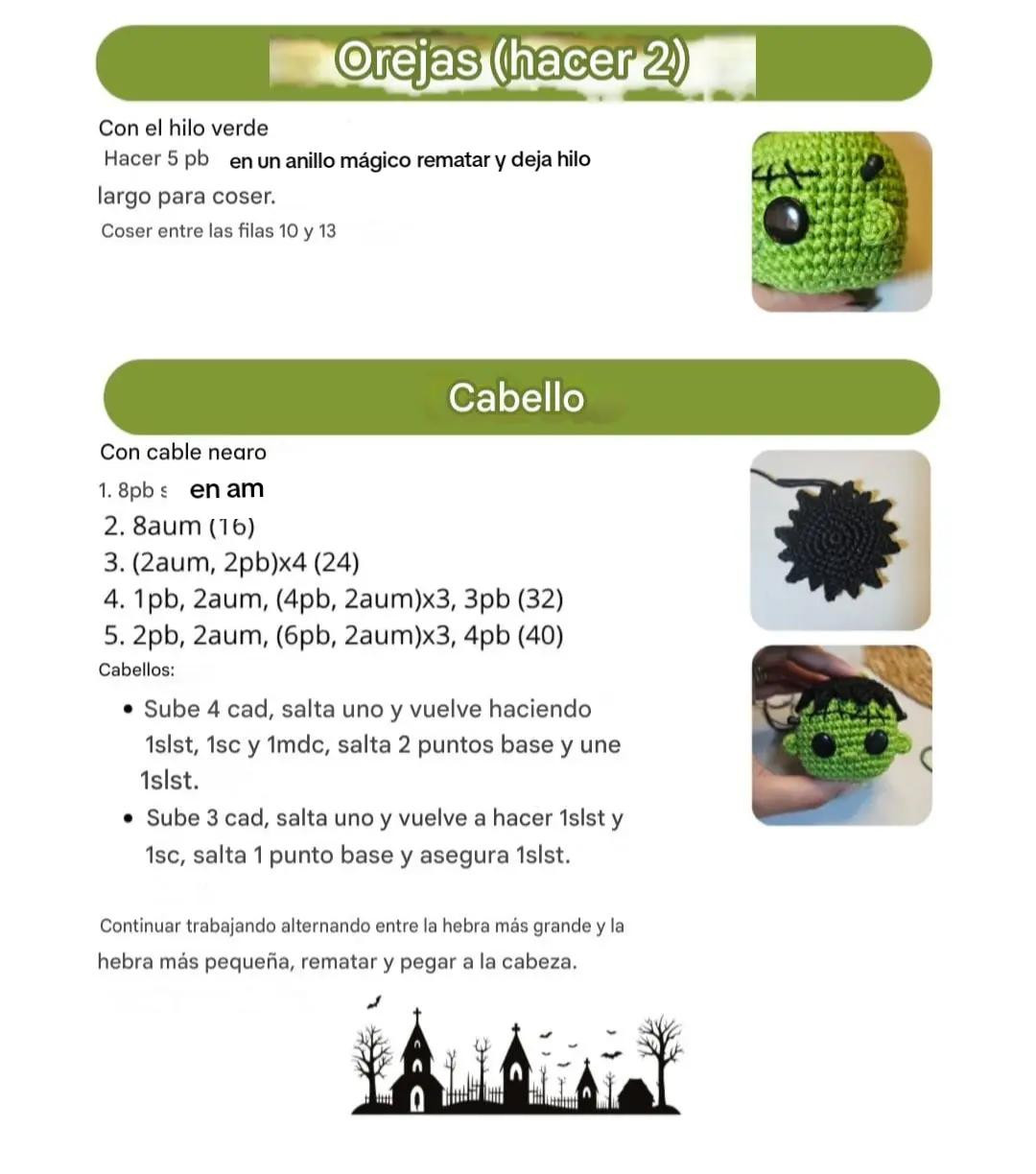 Frankenstein Amigurumi Crochet Pattern: Halloween Monster Doll Tutorial