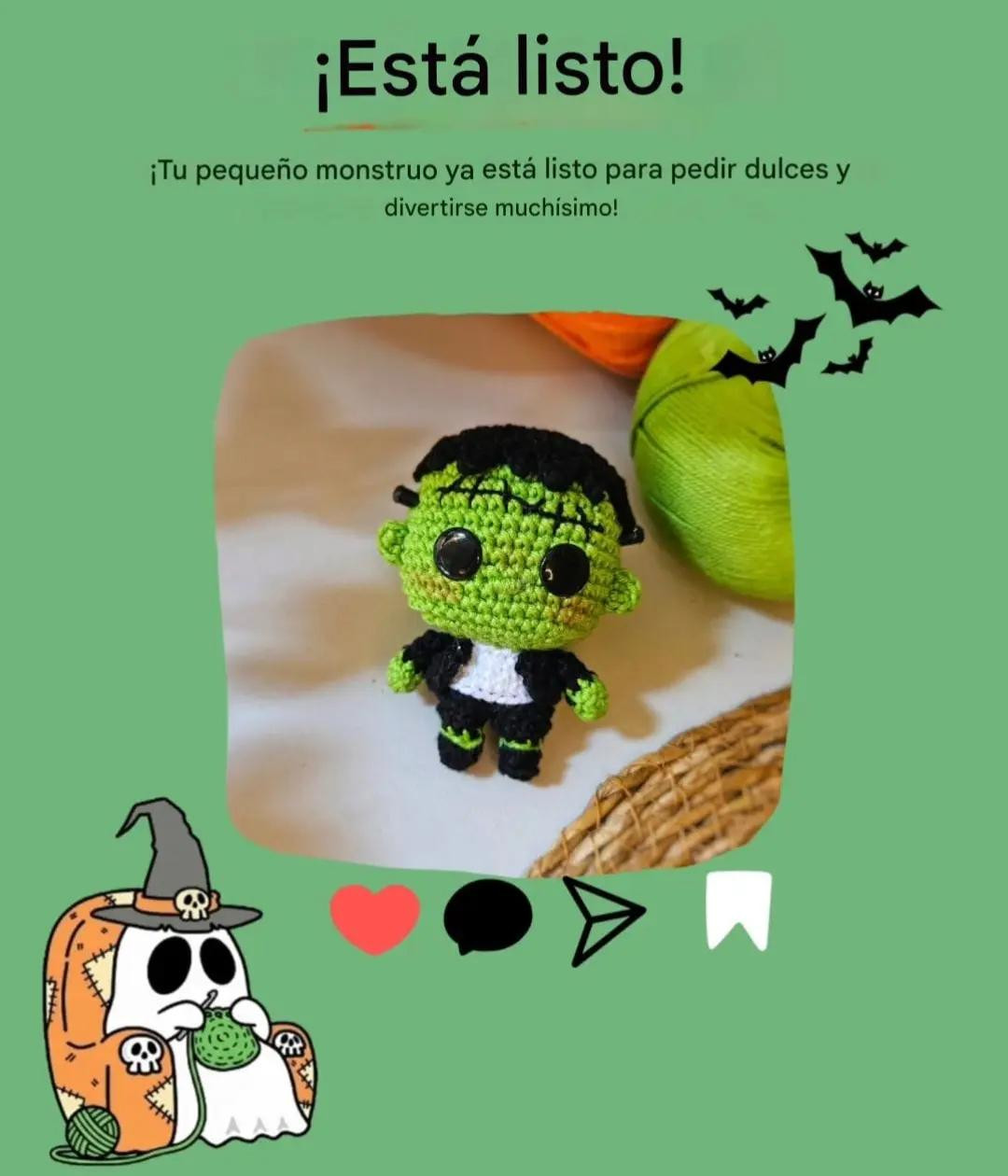 Frankenstein Amigurumi Crochet Pattern: Halloween Monster Doll Tutorial