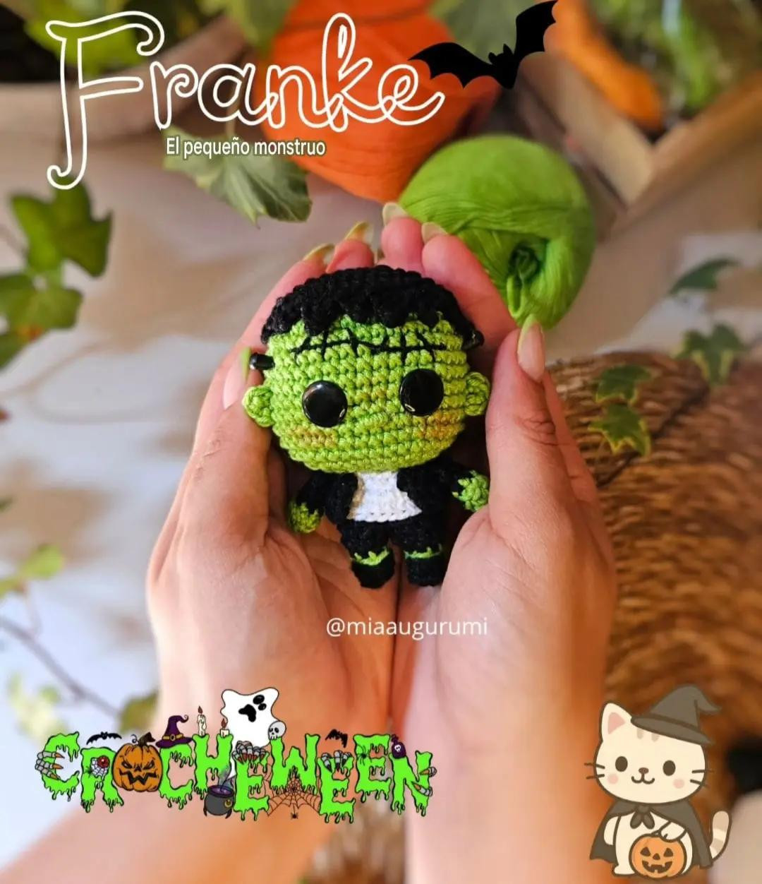 Frankenstein Amigurumi Crochet Pattern: Halloween Monster Doll Tutorial