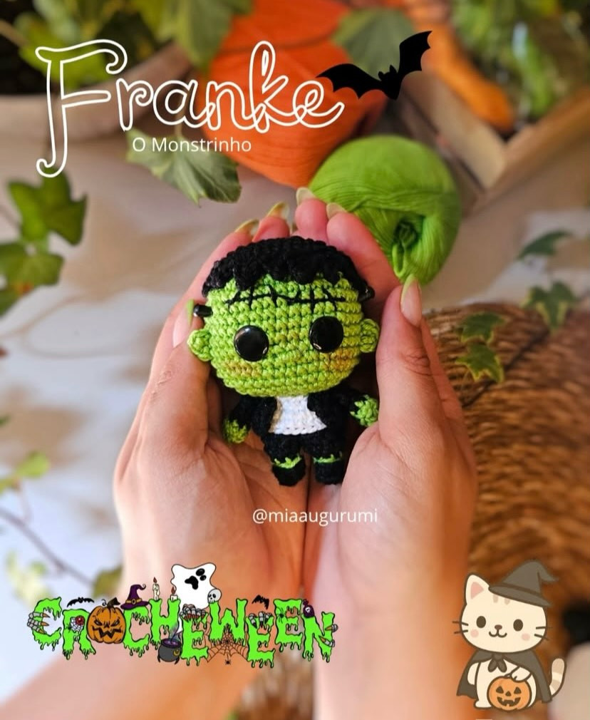 Frankenstein Amigurumi Crochet Pattern: Halloween Monster Doll Tutorial
