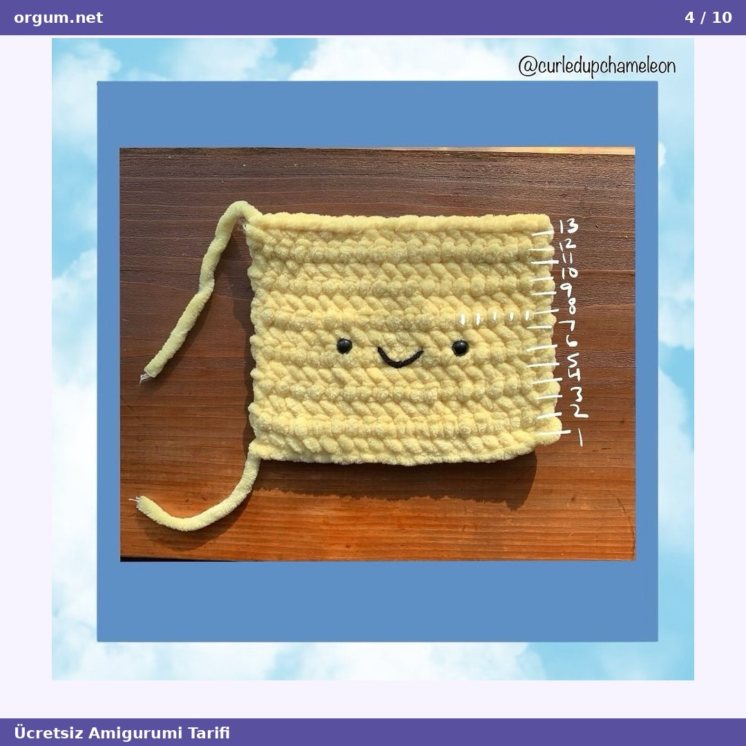 Frankie the Farfalle Amigurumi - Kelebek Makarna Mısır İpi Mısır İpi Örgü Tarifi
