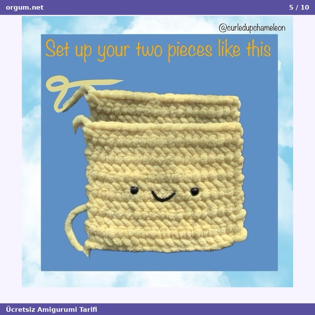 Frankie the Farfalle Amigurumi - Kelebek Makarna Mısır İpi Mısır İpi Örgü Tarifi