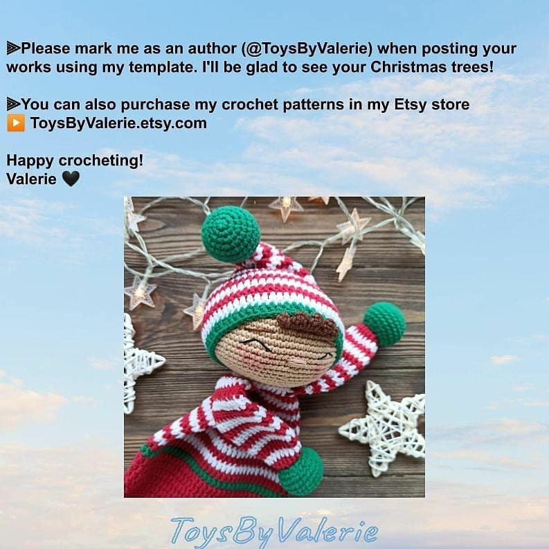 Free Amigurumi Crochet Pattern: Christmas Tree by ToysByValerie