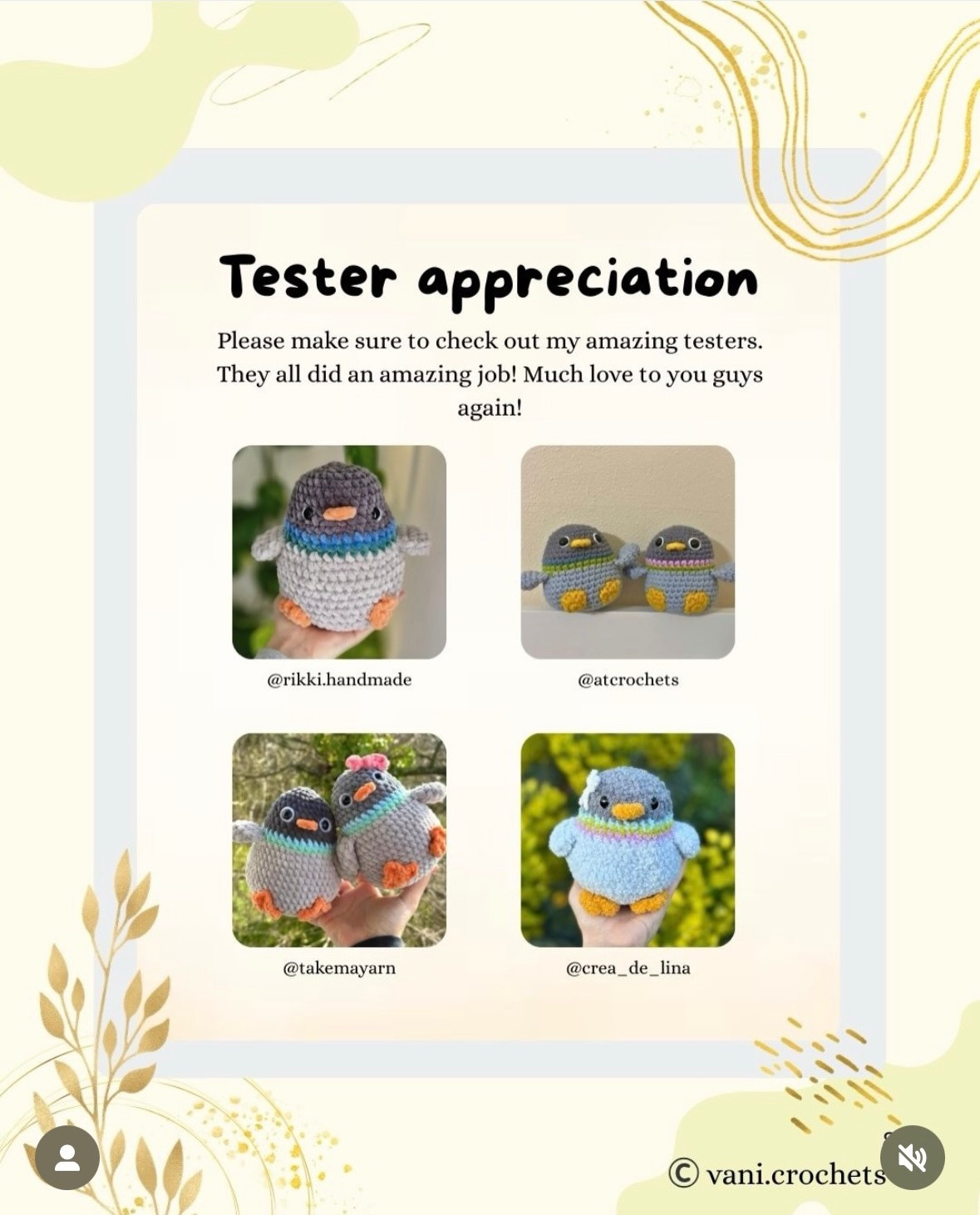 Free Amigurumi Crochet Pattern for Peter the Pigeon