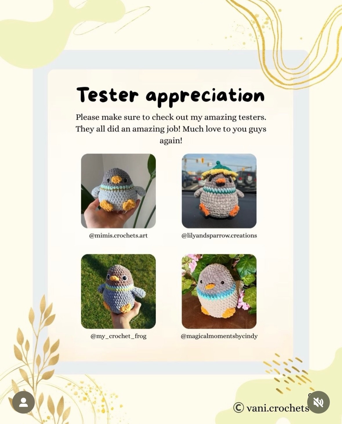 Free Amigurumi Crochet Pattern for Peter the Pigeon