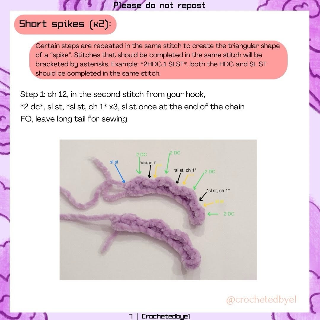 Free Amigurumi Gengar Crochet Pattern: Cute Purple Pokemon Plushie Tutorial with Velvet Yarn