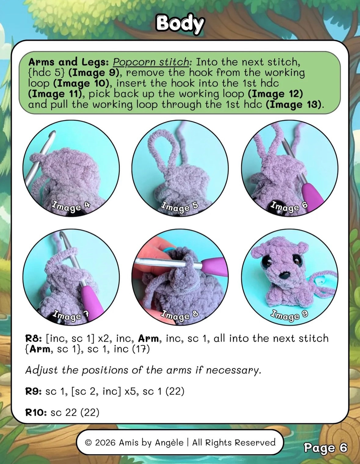 Free Amigurumi Pattern: Cute Squirrel & Skunk Dolls Made with Chenille Yarn
