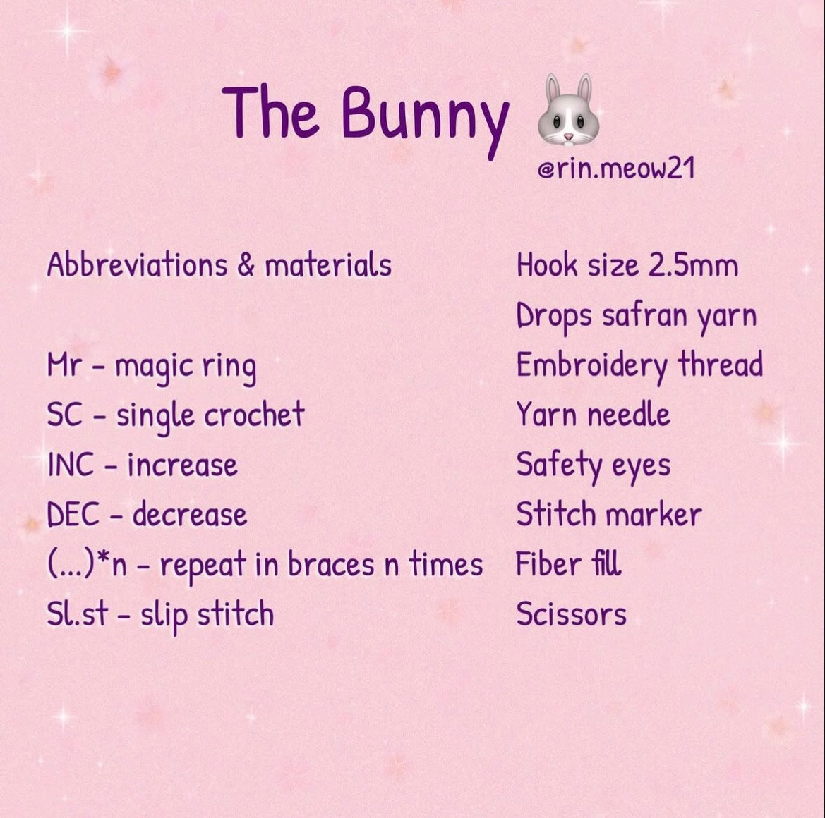 Free Amigurumi Pattern: Rosa the Bunny - Pink and White Crochet Doll with Red Bow