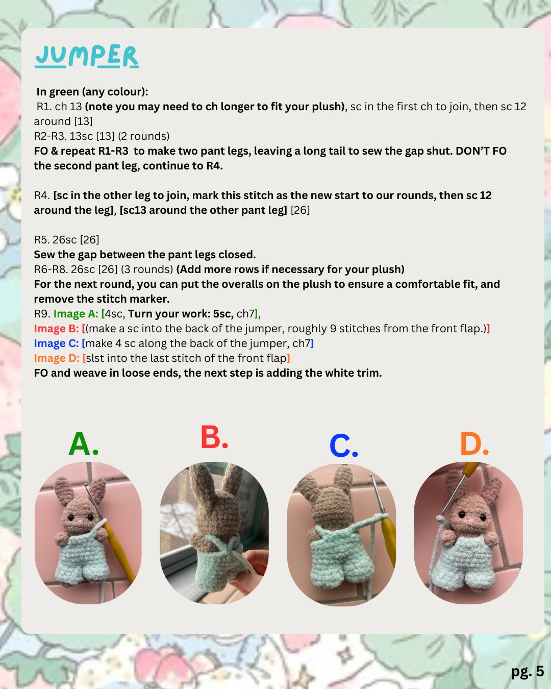 Free Baby Kitten Crochet Pattern: Calico Amigurumi Doll with Purple Jumper Tutorial