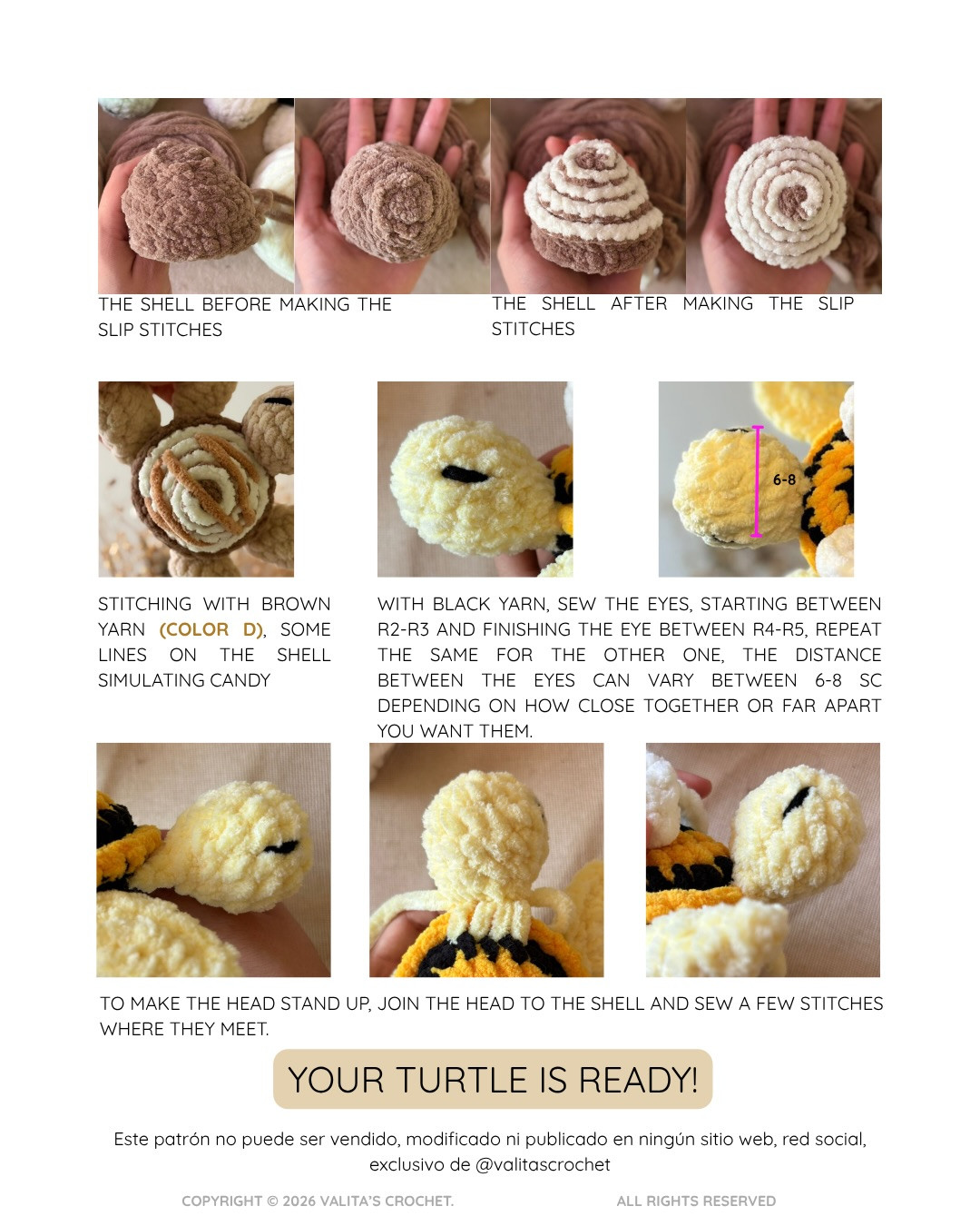 Free Cinnamon Roll Turtle Amigurumi Crochet Pattern with Detailed Instructions