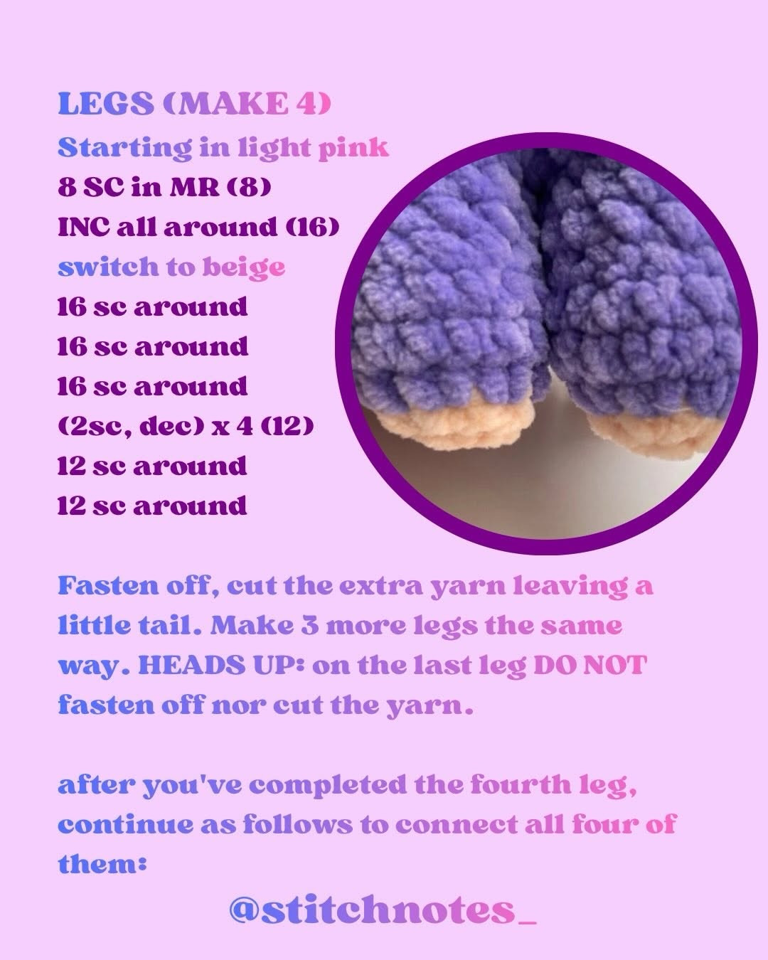 Free Crochet Alpaca Pattern: Almost No-Sew Amigurumi Doll Tutorial by Stitchnotes