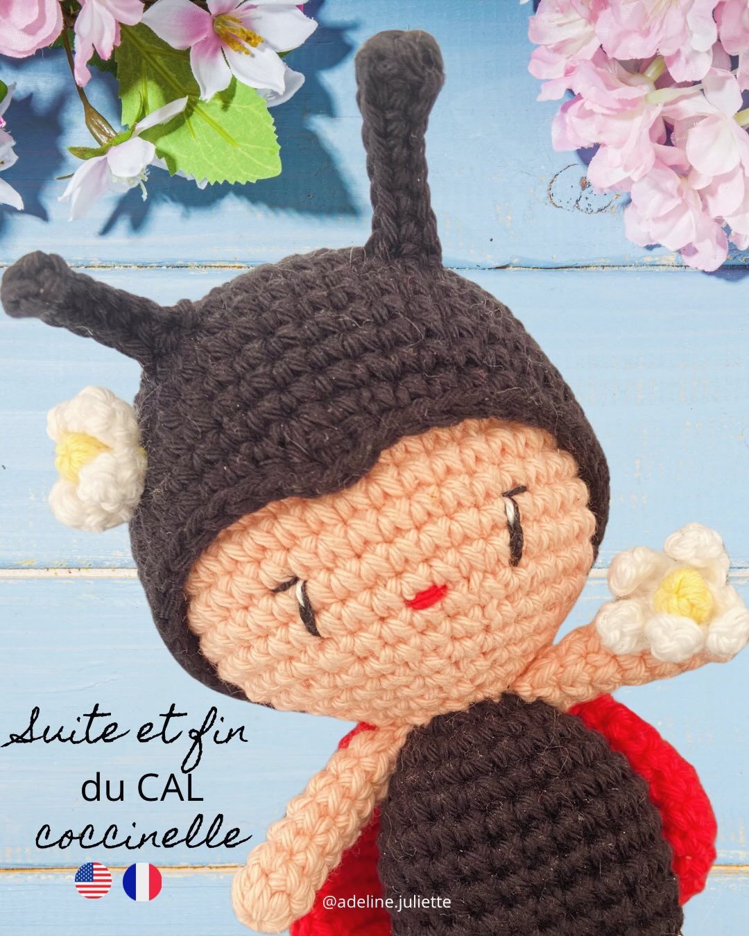 Free Crochet Amigurumi Ladybug Doll Pattern - Part 1 Materials & Intro