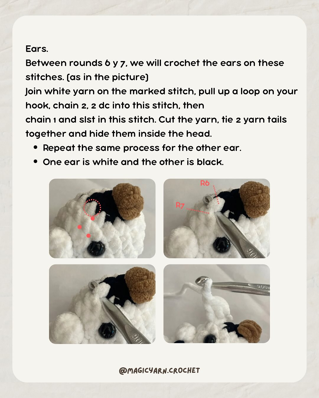 Free Crochet Baby Cow Amigurumi Pattern (ESP/ENG) - Beginner Friendly Chenille Doll
