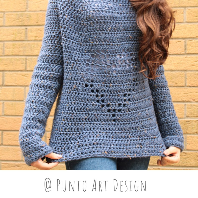 Free Crochet Heart Patterns Collection: Amigurumi, Flat Ornament, Headband, and Sweater Charts by Punto Art Design